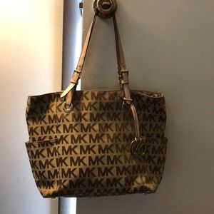 Michael Kors Signature logo east west tote